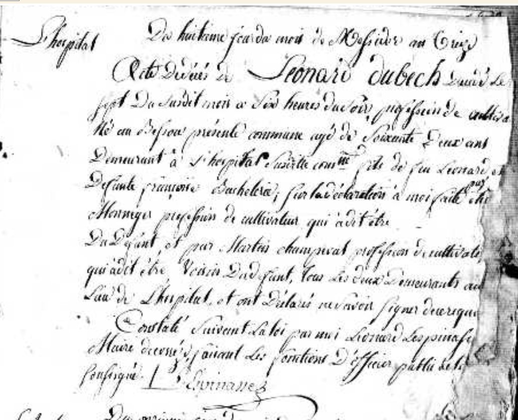 Deces Dubech Leonard 7_messidor_an XIII.jpg